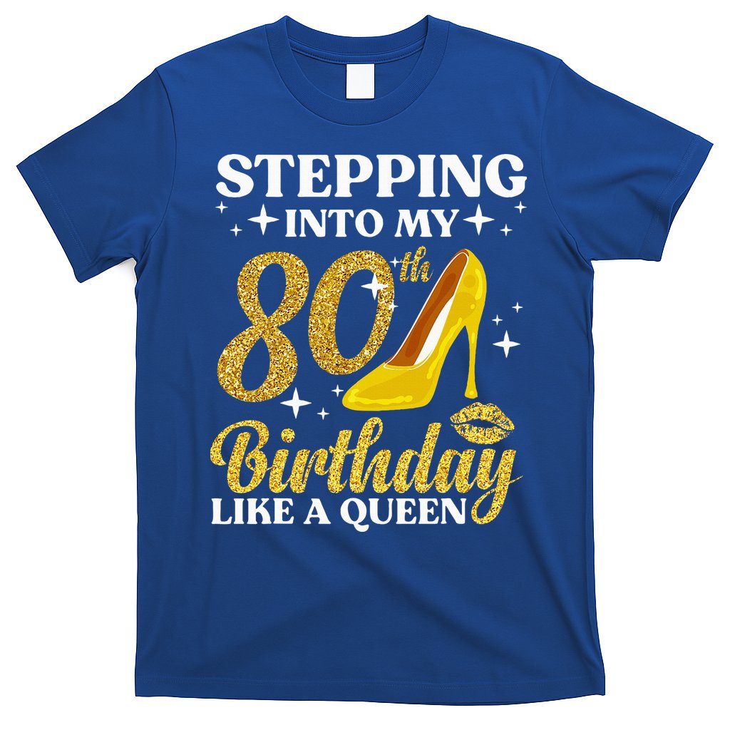 80th Birthday Art For Ladies Turning 80 Gag T-Shirt