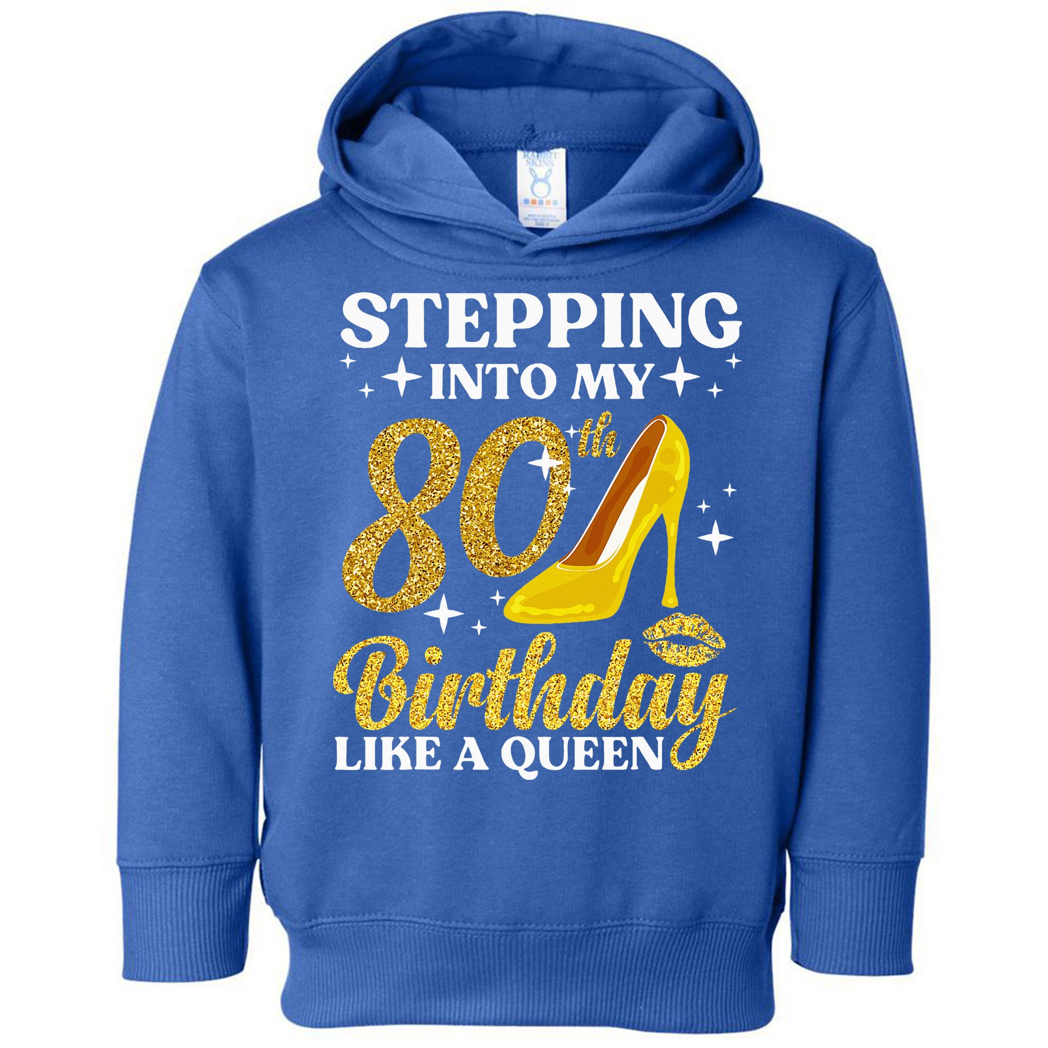 80th Birthday Art For Ladies Turning 80 Gag Toddler Hoodie