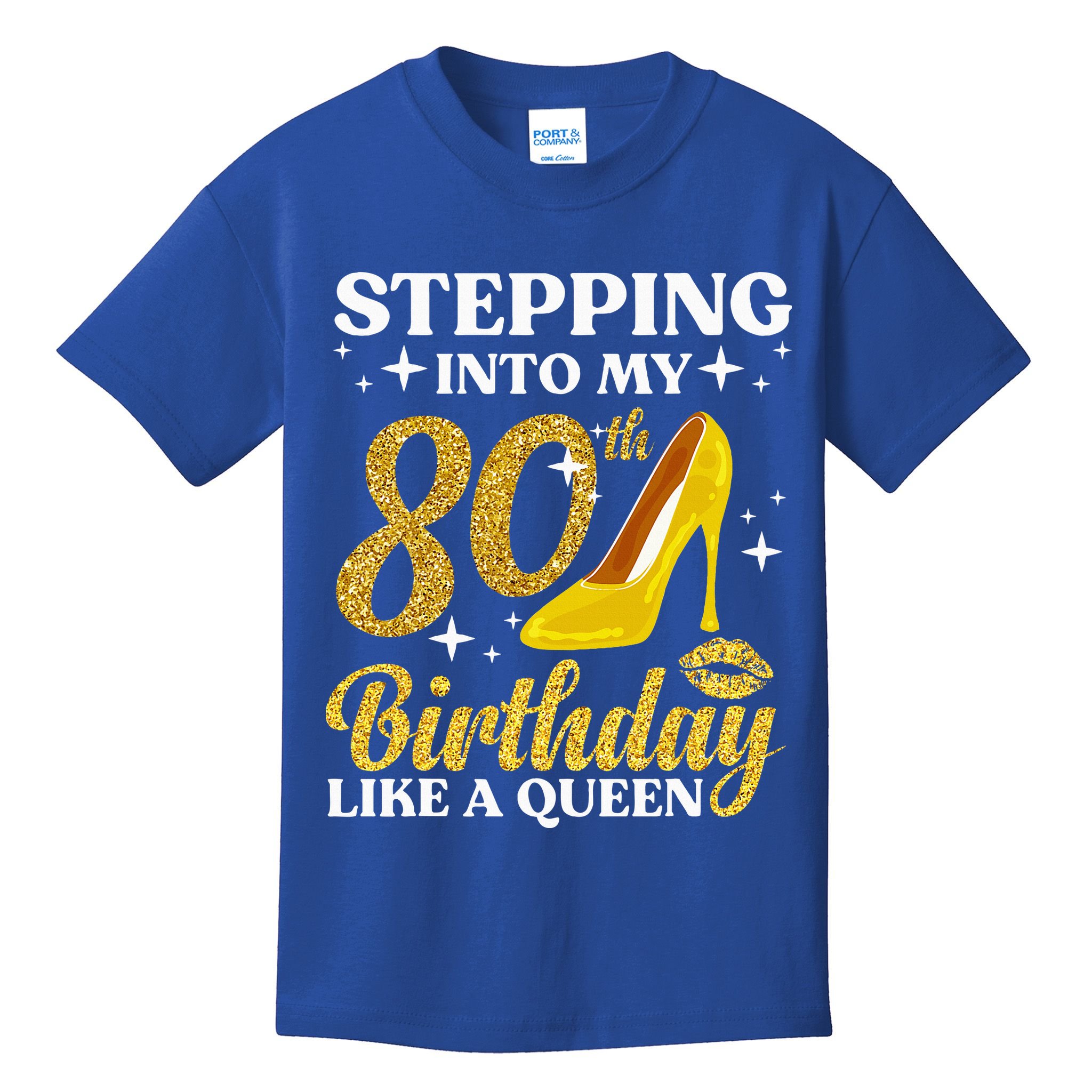80th Birthday Art For Ladies Turning 80 Gag Kids T-Shirt