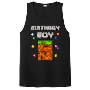 8th Birthday Boy 8 Video Garner Pixel Number Eight Bday Party PosiCharge Competitor Tank