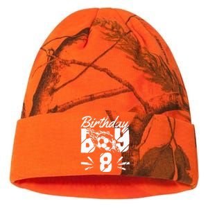 8th Birthday Birthday Boy Birthday Boy Soccer Fan Kati Licensed 12" Camo Beanie