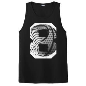 8th Birthday Boy Basketball Player Basketball 8 Years Old PosiCharge Competitor Tank