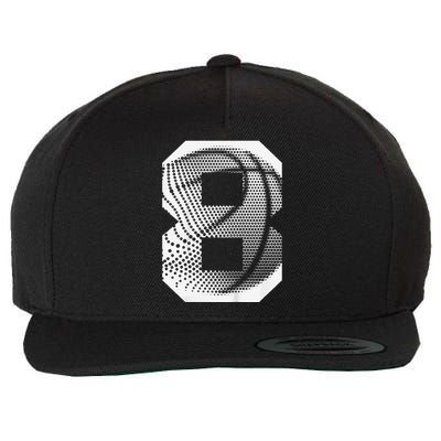 8th Birthday Boy Basketball Player Basketball 8 Years Old Wool Snapback Cap