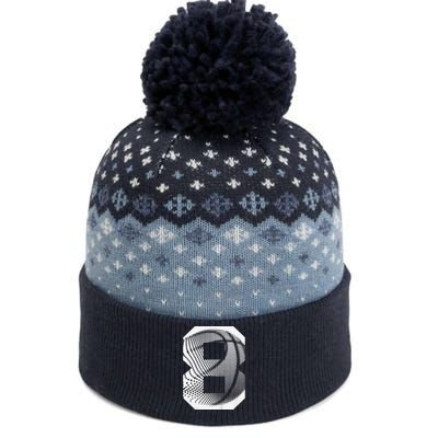 8th Birthday Boy Basketball Player Basketball 8 Years Old The Baniff Cuffed Pom Beanie