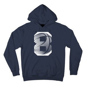 8th Birthday Boy Basketball Player Basketball 8 Years Old Hoodie