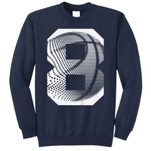 8th Birthday Boy Basketball Player Basketball 8 Years Old Sweatshirt