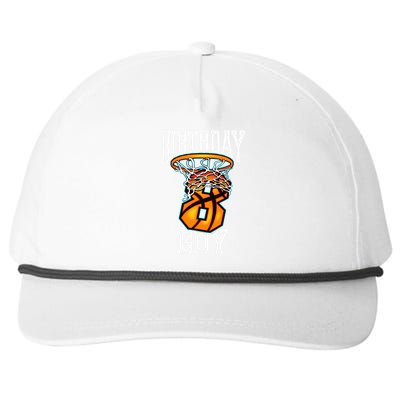 8th Birthday Basketball 8 Years Old Gift Snapback Five-Panel Rope Hat