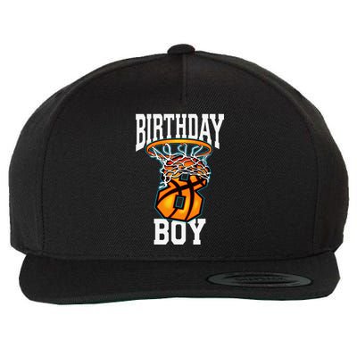 8th Birthday Basketball 8 Years Old Gift Wool Snapback Cap