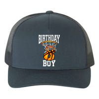 8th Birthday Basketball 8 Years Old Gift Yupoong Adult 5-Panel Trucker Hat