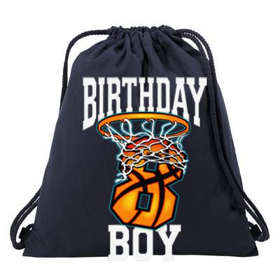 8th Birthday Basketball 8 Years Old Gift Drawstring Bag