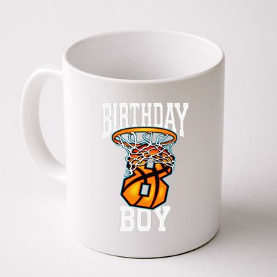 8th Birthday Basketball 8 Years Old Gift Coffee Mug