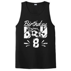 8th Birthday Birthday Boy Birthday Boy Soccer Fan PosiCharge Competitor Tank