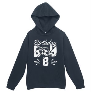 8th Birthday Birthday Boy Birthday Boy Soccer Fan Urban Pullover Hoodie