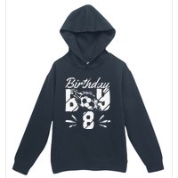 8th Birthday Birthday Boy Birthday Boy Soccer Fan Urban Pullover Hoodie