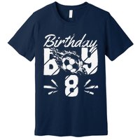 8th Birthday Birthday Boy Birthday Boy Soccer Fan Premium T-Shirt