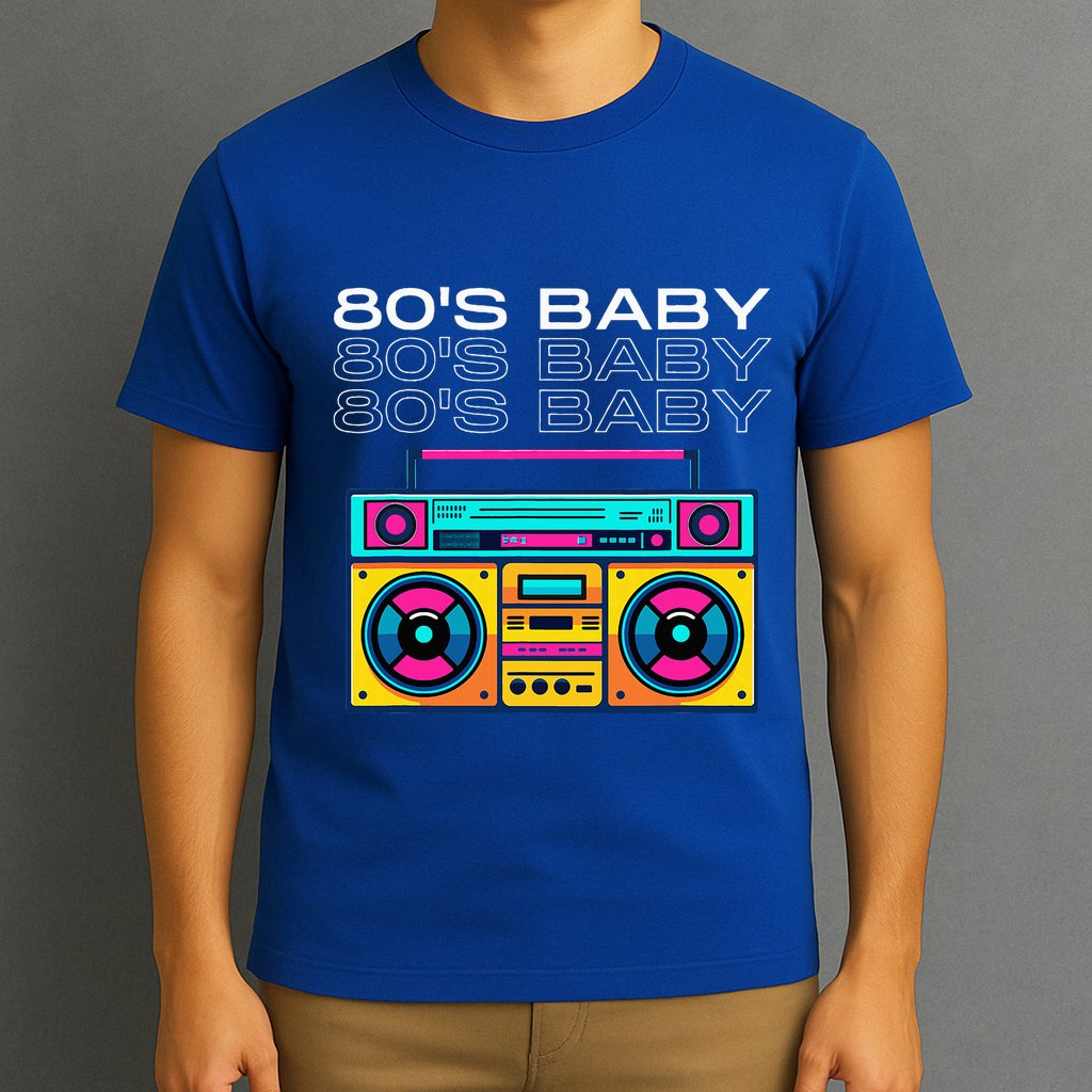 80S Baby Boombox Vintage Nostalgia Wear Retro Inspired T-Shirt