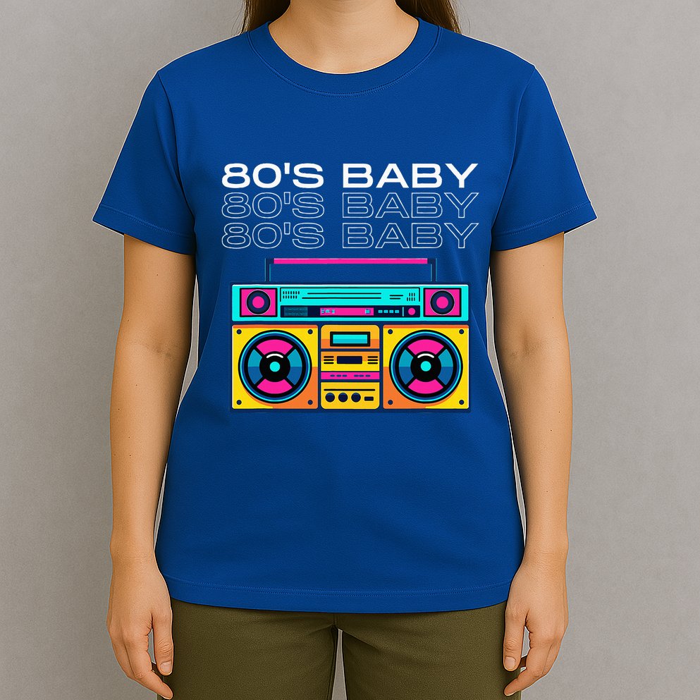 80S Baby Boombox Vintage Nostalgia Wear Retro Inspired T-Shirt