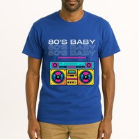 80S Baby Boombox Vintage Nostalgia Wear Retro Inspired Tall T-Shirt