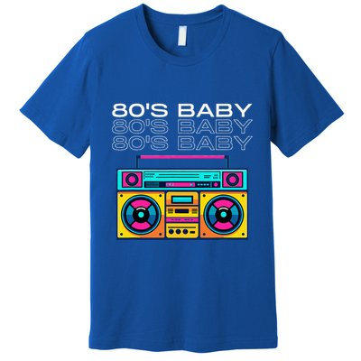 80S Baby Boombox Vintage Nostalgia Wear Retro Inspired Premium T-Shirt