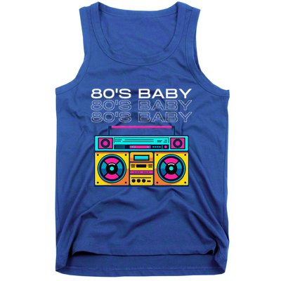 80S Baby Boombox Vintage Nostalgia Wear Retro Inspired Tank Top