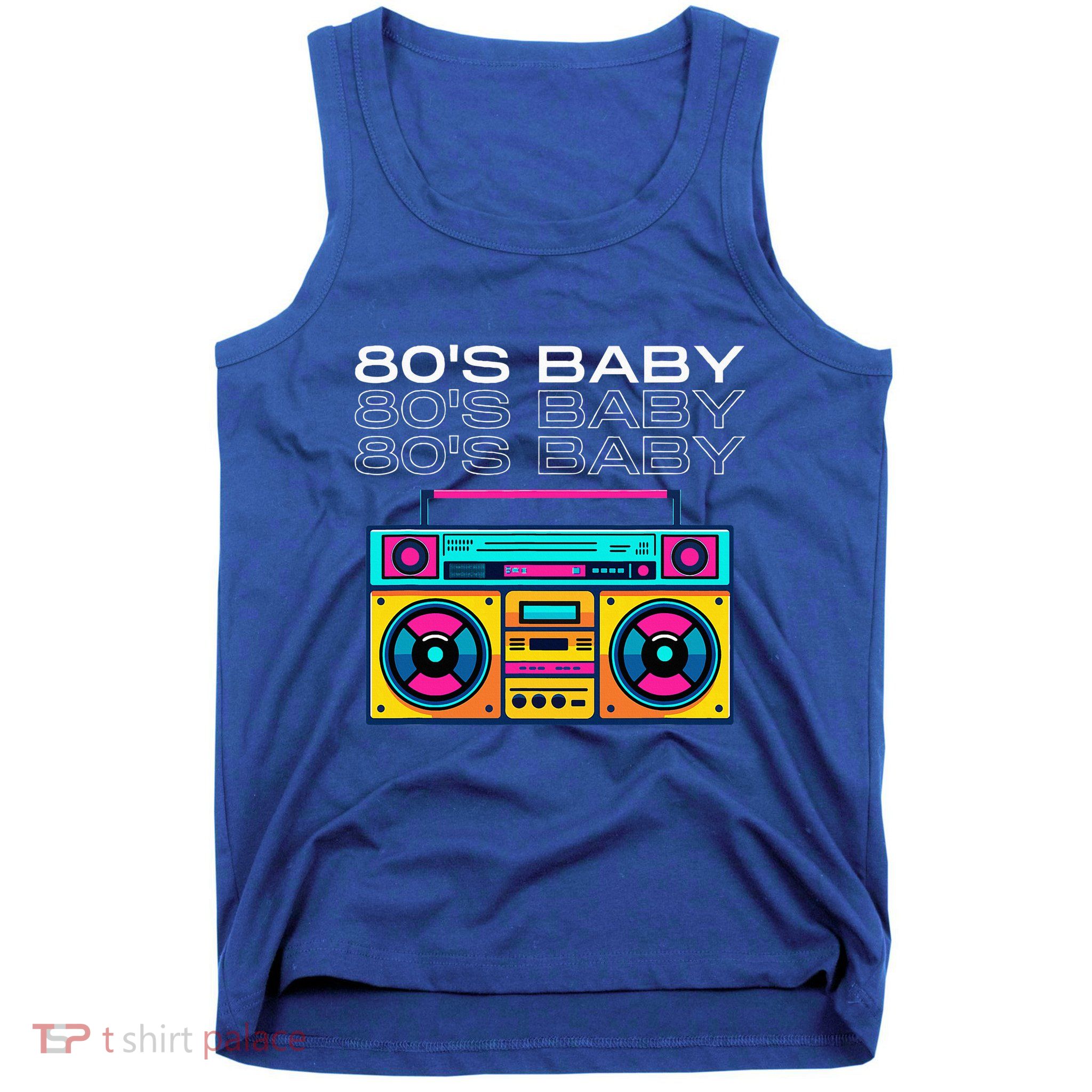 80S Baby Boombox Vintage Nostalgia Wear Retro Inspired Tank Top