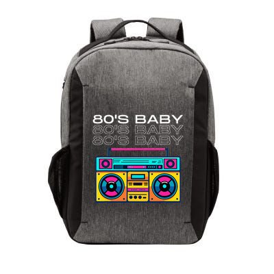 80S Baby Boombox Vintage Nostalgia Wear Retro Inspired Vector Backpack