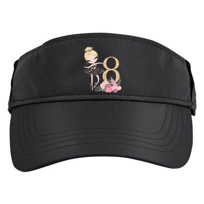 8th Birthday Ballerina Dancer Ballet Black Tutu Adult Drive Performance Visor