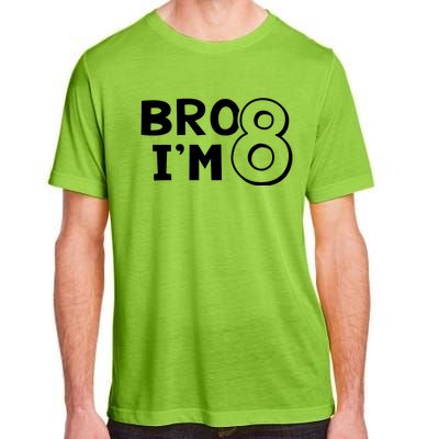 8th Birthday Bro I’m 8 Year Old Eight Eighth Party Adult ChromaSoft Performance T-Shirt