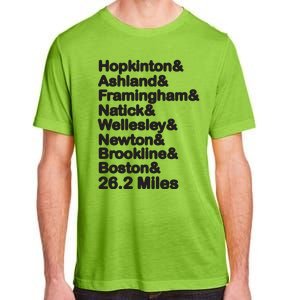 8 Boroughs Boston Running Marathon Running Adult ChromaSoft Performance T-Shirt