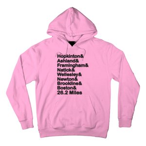 8 Boroughs Boston Running Marathon Running Hoodie