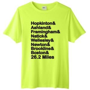 8 Boroughs Boston Running Marathon Running Tall Fusion ChromaSoft Performance T-Shirt