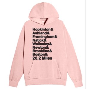 8 Boroughs Boston Running Marathon Running Urban Pullover Hoodie