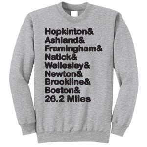 8 Boroughs Boston Running Marathon Running Sweatshirt