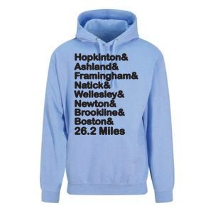 8 Boroughs Boston Running Marathon Running Unisex Surf Hoodie