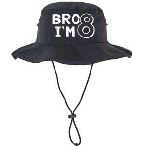 8th Birthday Boy Bro I’m 8 Year Old Eight Eighth Party Legacy Cool Fit Booney Bucket Hat