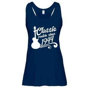 80th Birthday Classic Rockin Since 1944 Ladies Essential Flowy Tank