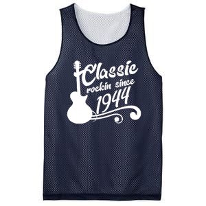 80th Birthday Classic Rockin Since 1944 Mesh Reversible Basketball Jersey Tank