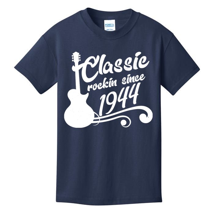 80th Birthday Classic Rockin Since 1944 Kids T-Shirt