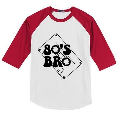 80s Bro Cassette Kids Colorblock Raglan Jersey