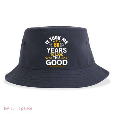 88th Birthday design Took Me 88 Years Old Birthday Sustainable Bucket Hat