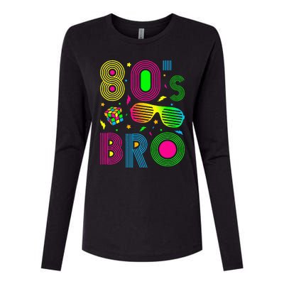 80's Bro Eighties Party Dress Retro Womens Cotton Relaxed Long Sleeve T-Shirt