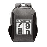 80th Birthday Eighty Years Old 80 Oldometer 7980 Retiring Vector Backpack
