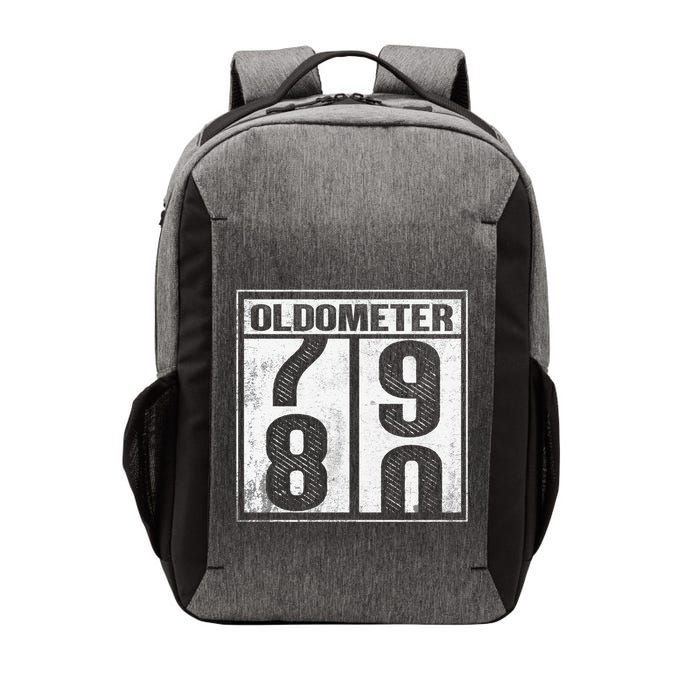 80th Birthday Eighty Years Old 80 Oldometer 7980 Retiring Vector Backpack