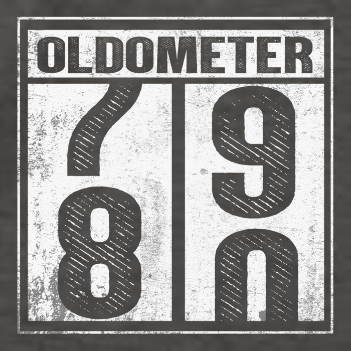 80th Birthday Eighty Years Old 80 Oldometer 7980 Retiring Vector Backpack