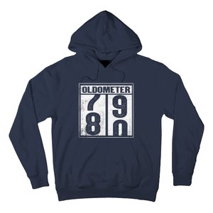 80th Birthday Eighty Years Old 80 Oldometer 7980 Retiring Hoodie