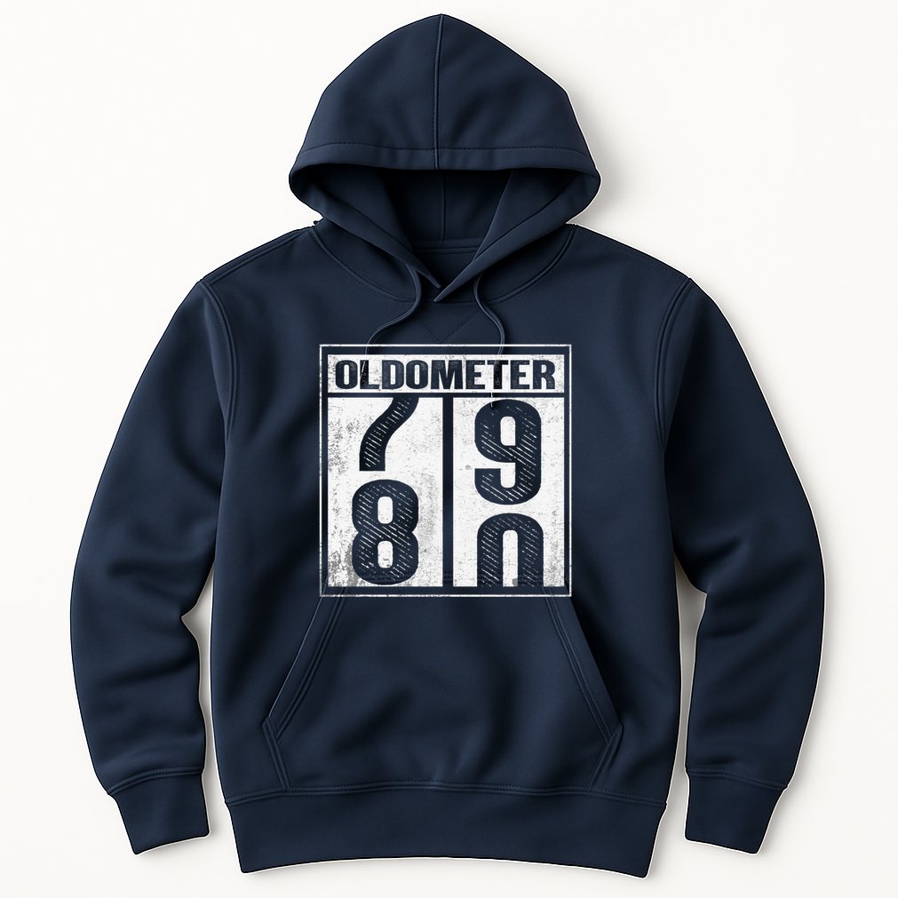80th Birthday Eighty Years Old 80 Oldometer 7980 Retiring Hoodie