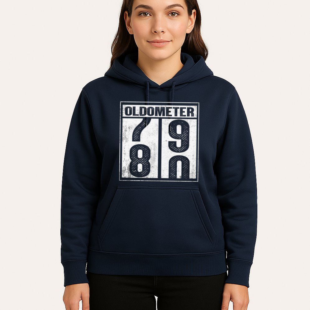80th Birthday Eighty Years Old 80 Oldometer 7980 Retiring Hoodie