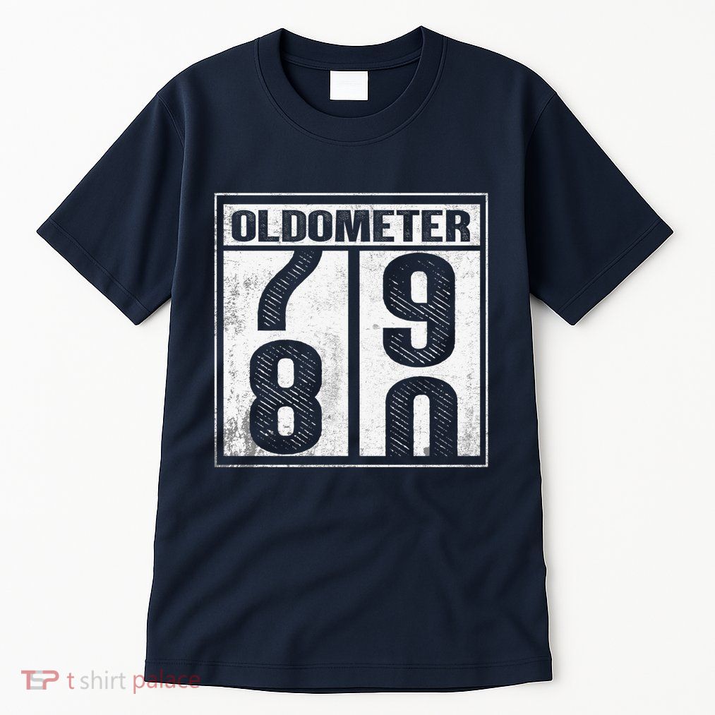 80th Birthday Eighty Years Old 80 Oldometer 7980 Retiring Tall T-Shirt