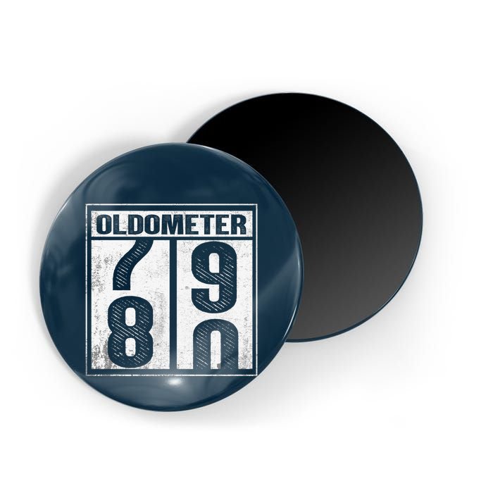 80th Birthday Eighty Years Old 80 Oldometer 7980 Retiring Magnet