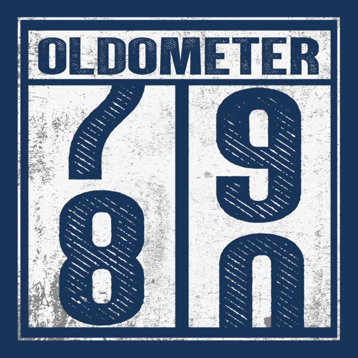 80th Birthday Eighty Years Old 80 Oldometer 7980 Retiring Magnet